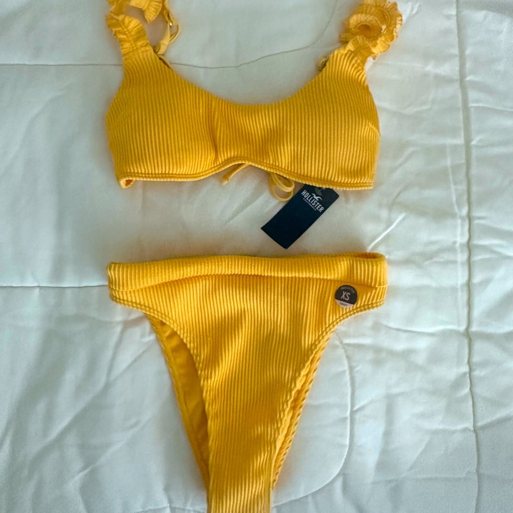 Hollister yellow bikini
